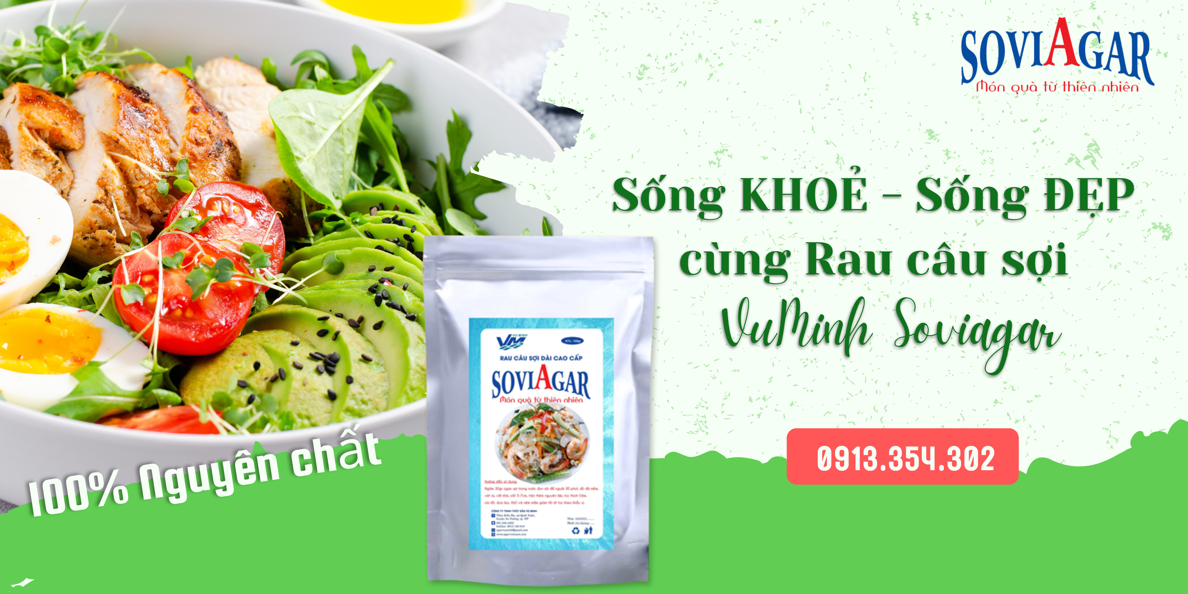 Chọn rau câu sợi Vũ Minh Soviagar - Chọn Lối Sống Lành Mạnh